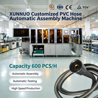 Équipement d'assemblage automatique de tuyaux en PVC |   Machine d'assemblage personnalisée XUNNUO avec moteur à commande PLC