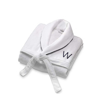 Peignoir de luxe pour femme, design tendance, intérieur en velours, col châle, personnalisé, robe de bain pour hôtel