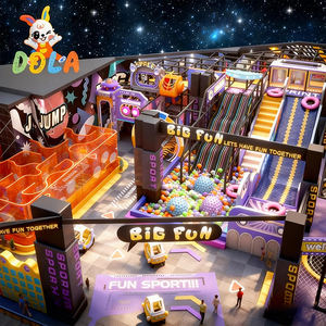 Juego suave de interior para niños personalizado para parque infantil comercial trampolín y PISCINA DE BOLAS de océano parque de entretenimiento familiar trampolín - Product Image 3