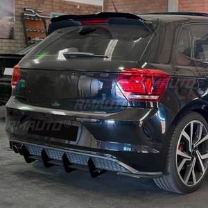 Difusor de Parachoques Trasero para Coche, Alerón, Pieza de Modificación para Volkswagen Polo MK6 GTI 2018-2021, Accesorios para Coche - Product Image 5