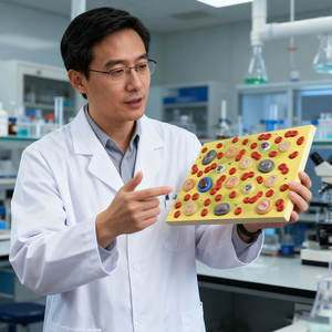 생물학 교육 모델 의료 인간 혈액 세포 배율 모델 - Product Image 3