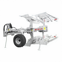 Charrue à socs profondes réversible série Pioneer à moteur diesel, avec double vérin hydraulique et roulement à billes pour un labourage stable du sol