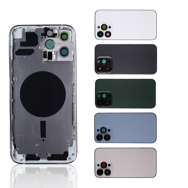 Original Back Housing Glass for Iphone Xs Max Convert to 13 Pro Max Housing Battery Back Cover Housing for Iphone 11 12 13