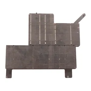 Dissipador de calor de alumínio ISO para China, projetado sob medida, fábrica 6063, radiador de alumínio extrudado, dissipador de calor