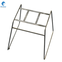 Pieds de base de chaise de salle à manger en fer noir mat Offre Spéciale 450mm