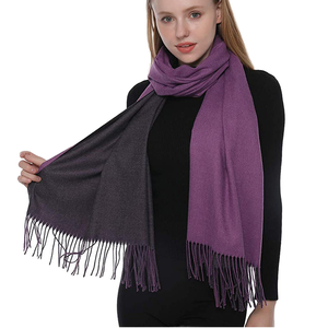 Vente chaude Solide Cachemire Châle Haute Qualité Polyester Brossé Plaine <span class=keywords><strong>Laine</strong></span> Pashmina Écharpe avec Frange pour Automne <span class=keywords><strong>Boutique</strong></span> <span class=keywords><strong>En</strong></span> <span class=keywords><strong>Ligne</strong></span> - Product Image 2