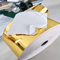 Papier d'aluminium chocolaté de qualité alimentaire, papier d'aluminium laminé imprimé sur mesure pour les marques de confiserie