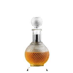ขวดแก้วใสทรงสี่เหลี่ยมหนาพร้อมจุกปิดอุปกรณ์เก็บไวน์ขาว - Product Image 3