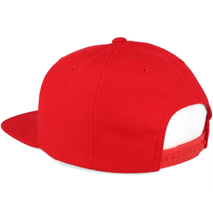 Gorras de Lana Personalizadas con Logotipo Propio, Color Rojo Sólido, Estilo Vintage, Bordado 3D, Gorras Casuales a Cuadros con Cierre a Presión para Hombre y Mujer - Product Image 3
