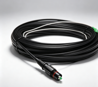 Kabel Patch Fiber Optik Tahan Air Opti-Tap SC/APC G657A2 LSZH Simplex IP68 OD:3.0mm/5.0mm Panjang Sesuai Pesanan, Kompatibel FTTH