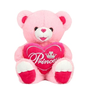 Animaux en peluche, cœur rouge doux, peluche licorne, ours en peluche, cadeaux pour filles, pour la Saint-Valentin - Product Image 1