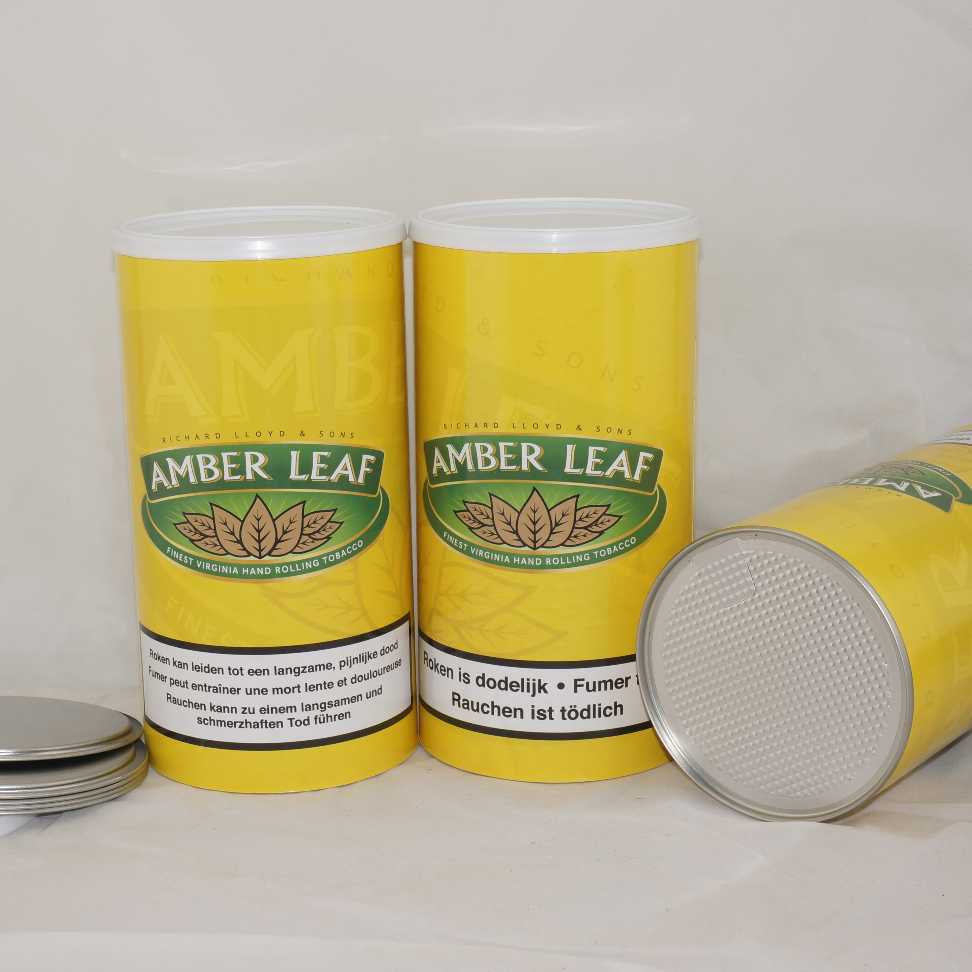 Hand Rolling Tobacco Packaging Paper Can With Aluminum Foil Paper Plastic Cover Paper Tube