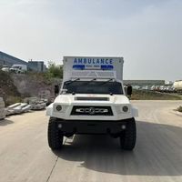 Ambulance tout-terrain Dongfeng Brave Warrior 4x4 pour le transport de patients sur le terrain, véhicule de secours médical professionnel