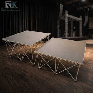 เวทีเคลื่อนที่กันลื่นขนาด 4x4 ฟุต สำหรับงานอีเว้นท์ ขายส่ง เวทีพกพาสำหรับใช้งานกลางแจ้ง - Product Image 1