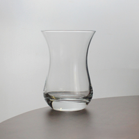 Tasse à thé noir turque romantique SNW en verre résistant à la chaleur, petite assiette à goûter pour le thé de l'après-midi, tasse à thé aux fleurs extraits