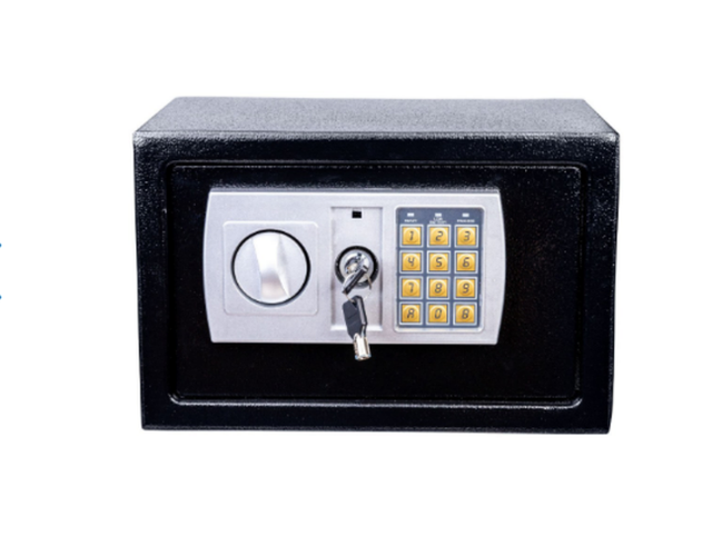 YH3688 Factory Price Mini Safe Box Key Password Lock Fireproof Durable Anti-Theft Home Security Steel LCD Display Electronic