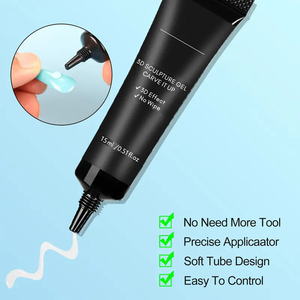 Kit <span class=keywords><strong>de</strong></span> <span class=keywords><strong>Manucure</strong></span> et Pédicure Professionnel DIY pour Salon : <span class=keywords><strong>Gel</strong></span> Sculptant 3D, Vernis à Ongles, Modélisation Artistique, Fournitures pour Ongles - Product Image 5