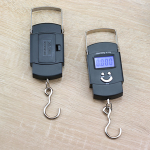 Báscula electrónica portátil de 50 kg con precisión de 10 g, pantalla LCD, báscula portátil para equipaje, viajes y pesaje de compras. - Product Image 1