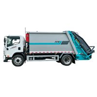 Camion de compression des déchets de 8 m³ FAW J6F à châssis léger pour l'élimination des ordures urbaines