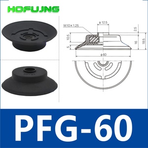 Ventosa Plana Industrial Neumática para Chapa Metálica PF/PFG, Ventosa Grande para Lamierato, Almohadilla de Vacío Hofujng - Product Image 5