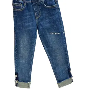 Celana <span class=keywords><strong>Jeans</strong></span> Skinny Denim Anak Perempuan 2026, Celana Boot Cut Anak, Celana <span class=keywords><strong>Jeans</strong></span> Bayi Remaja Tinggi Model Kota, Celana <span class=keywords><strong>Jeans</strong></span> Anak Perempuan Baru - Product Image 1