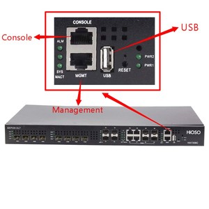 HiOSO HA7308C sans modules PON, 8PON EPON <span class=keywords><strong>OLT</strong></span>, 8 ports <span class=keywords><strong>OLT</strong></span>, alimentation unique, équipement de fibre <span class=keywords><strong>optique</strong></span>, 8PON FTTH, alimentation double 1AC - Product Image 5