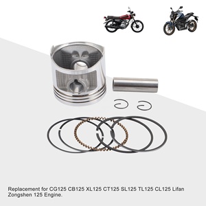 Goofit 56.5mm <span class=keywords><strong>Piston</strong></span> lắp ráp <span class=keywords><strong>kit</strong></span> thay thế cho <span class=keywords><strong>cg125</strong></span> CB125 xl125 ct125 SL125 tl125 cl125 Lifan zongshen 125 động cơ - Product Image 5