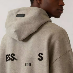 <span class=keywords><strong>Sweat</strong></span> à capuche Fear of Man, vente en gros, personnalisé, haute qualité, impression en relief, épais, pour garçon, coupe oversize, imprimé, luxe, 100% coton GOD - Product Image 3