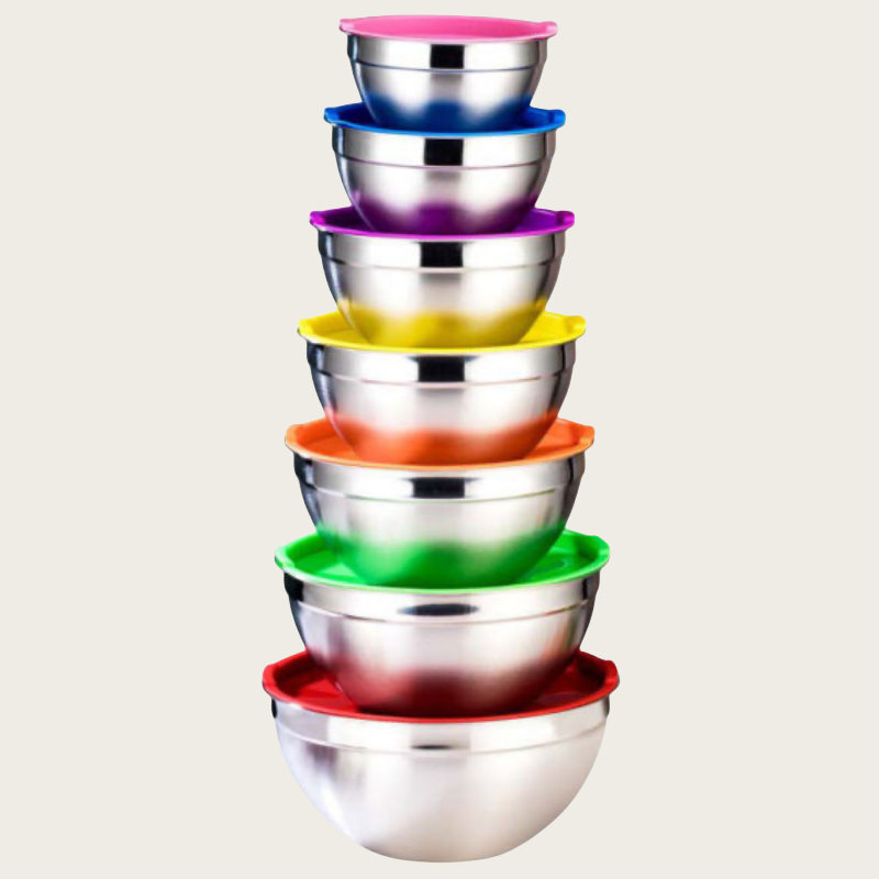 Kitchen Accessories Silver Mixing Bowl Bottom