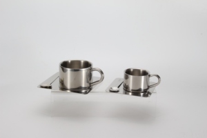 Juego <span class=keywords><strong>de</strong></span> cubiertos <span class=keywords><strong>de</strong></span> té <span class=keywords><strong>de</strong></span> la tarde Juego <span class=keywords><strong>de</strong></span> tazas <span class=keywords><strong>de</strong></span> café reutilizables <span class=keywords><strong>de</strong></span> acero inoxidable 304 con cuchara y plato para té y leche - Product Image 5