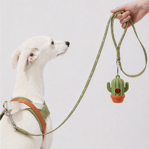 Support de sacs à déjections canines en plastique écologique en forme de cactus de haute qualité pour la vente en gros, distributeur de sacs à déjections avec un rouleau de sacs inclus - Product Image 6