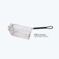 Panier de poulet frit en acier inoxydable direct d'usine panier de friture de frites profondes pour supermarché
