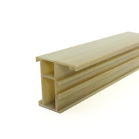 Profils sectionnels en PVC co-extrudé ABS personnalisés Yobest Factory avec bandes de bordure pour fenêtres de construction