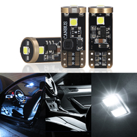 Feux avant LED YD CANBUS T10 3030 3SMD 12V-24V sans erreur pour lampe de plaque d'immatriculation automobile et éclairage de lecture intérieur