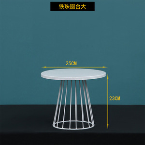 Support de présentation pour table de desserts de mariage, support à gâteaux blanc, plateau pour repas froids, pause-café, thé de l'après-midi, support en forme de cœur - Product Image 4