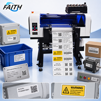 Machine d'impression d'autocollants industriels Faith, transfert UV sur film PET pour la vente en gros en usine