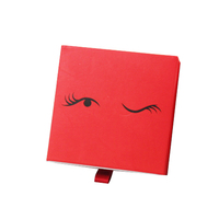 Boîte rigide en carton personnalisée de 1200gsm pour l'emballage, boîte d'emballage en papier imprimé avec logo, tiroir cadeau pour les cils