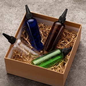 PET Plastic Hair Oil Dye <b>Paint</b> Nozzle Sauce Squeeze Applicator Bottles Screw Cap Customized Color 100ml/4 Oz 1000ml/8 Oz 500ml - Product Image 3