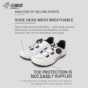 نعل مقوى أحذية ركوب الدراجة Scarpe <span class=keywords><strong>Sidi</strong></span> Mtb Uomo دراجة الطريق حذاء كوب دعم دراجة قفل الحذاء - Product Image 4