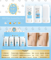Stick déodorant parfumé au lait blanc Kiss Beauty, longue durée, confort, protéines du lait, miel, huile, glycérine, soin de la peau, stick parfumé