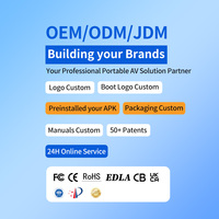 Televisi Pintar Android15 Portabel 27" Layar Sentuh LED TV 60Hz FHD dengan Speaker Terintegrasi untuk Penggunaan Bisnis/Rumah