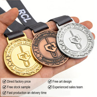 Promoción de Venta Caliente, Nuevos Productos, Medallas de Robótica Empresarial de Estilo Vintage, Medalla en Blanco para Grabar