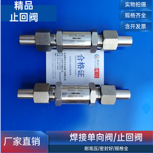 H21X-320P Welded Check Valve High Pressure <b>Seal</b> For Hydraulic Systems - Product Image 2