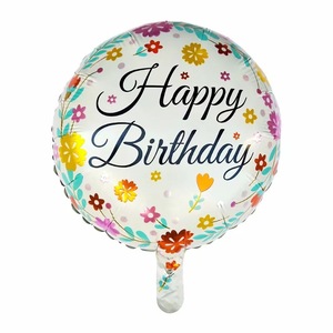 Ballons en feuille d'aluminium de 18 pouces pour anniversaire, forme ronde, jouets gonflables, ballons à l'hélium pour la décoration de fête, vente en gros - Product Image 6