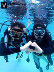 V.DIVE Professionelle AOW Tauchmaske Schnorchelmaske Wasserdicht Beschlagfrei Gummi Gehärtetes Glas Linse für Tiefseetauchen Kurzsichtungsgeeignet - Product Image 2