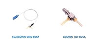1310 1550 nm G/EPON ONU BOSA SC/FC Reflektor DFB Transmitter Koaksial Dua Arah Pigtail POE/GSM/TCP