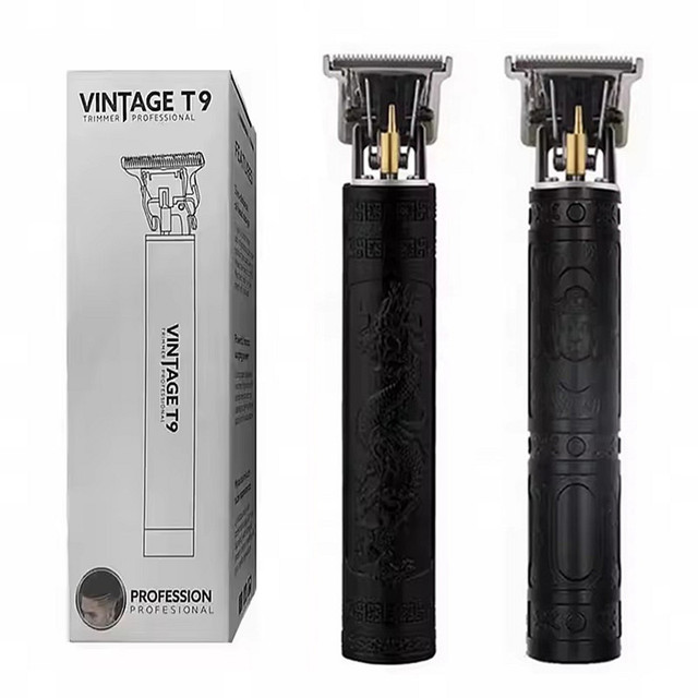 Hot Sale Vintage T9 Electric Cordless Hair Cutting Machine Professional Barber Trimmer Men for Shaver Household English