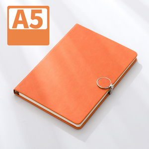 Papelería tamaño personalizado logotipo en relieve laminado Tapa dura con encuadernación de metal personalizado impreso hardcover pu cuero - Product Image 5