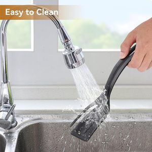 Mini 2-in-1 Plastic Handle BBQ Spatula and Tongs for Cooking and Baking - Product Image 6