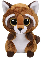 Peluches personnalisées en gros, animaux en peluche mignons aux grands yeux, raton laveur, chat, vache, jouets en fourrure douillets, rembourrage en coton PP écologique